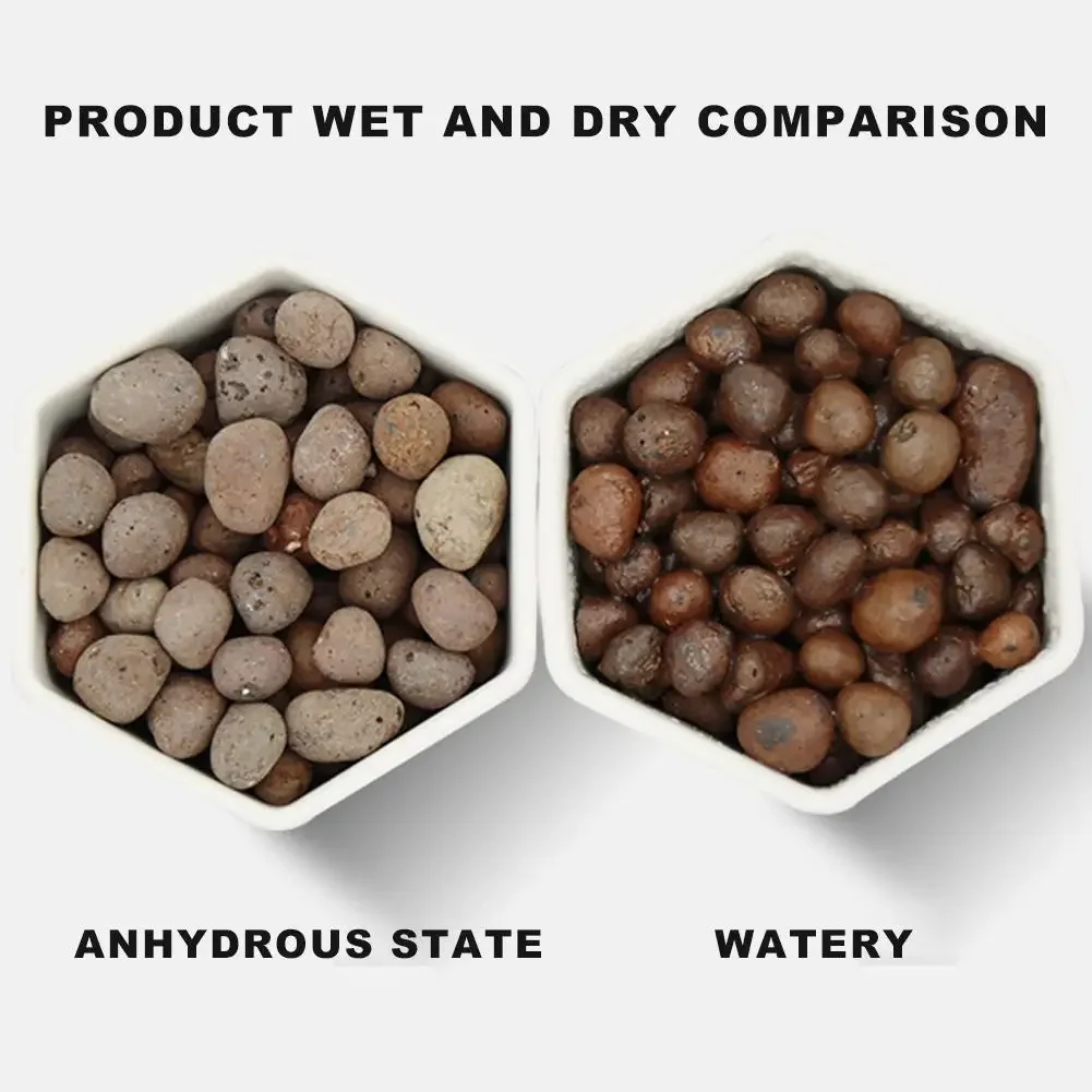 1L Natural Expanded Clay Pebbl - Clay Pebble Growing recension och pris