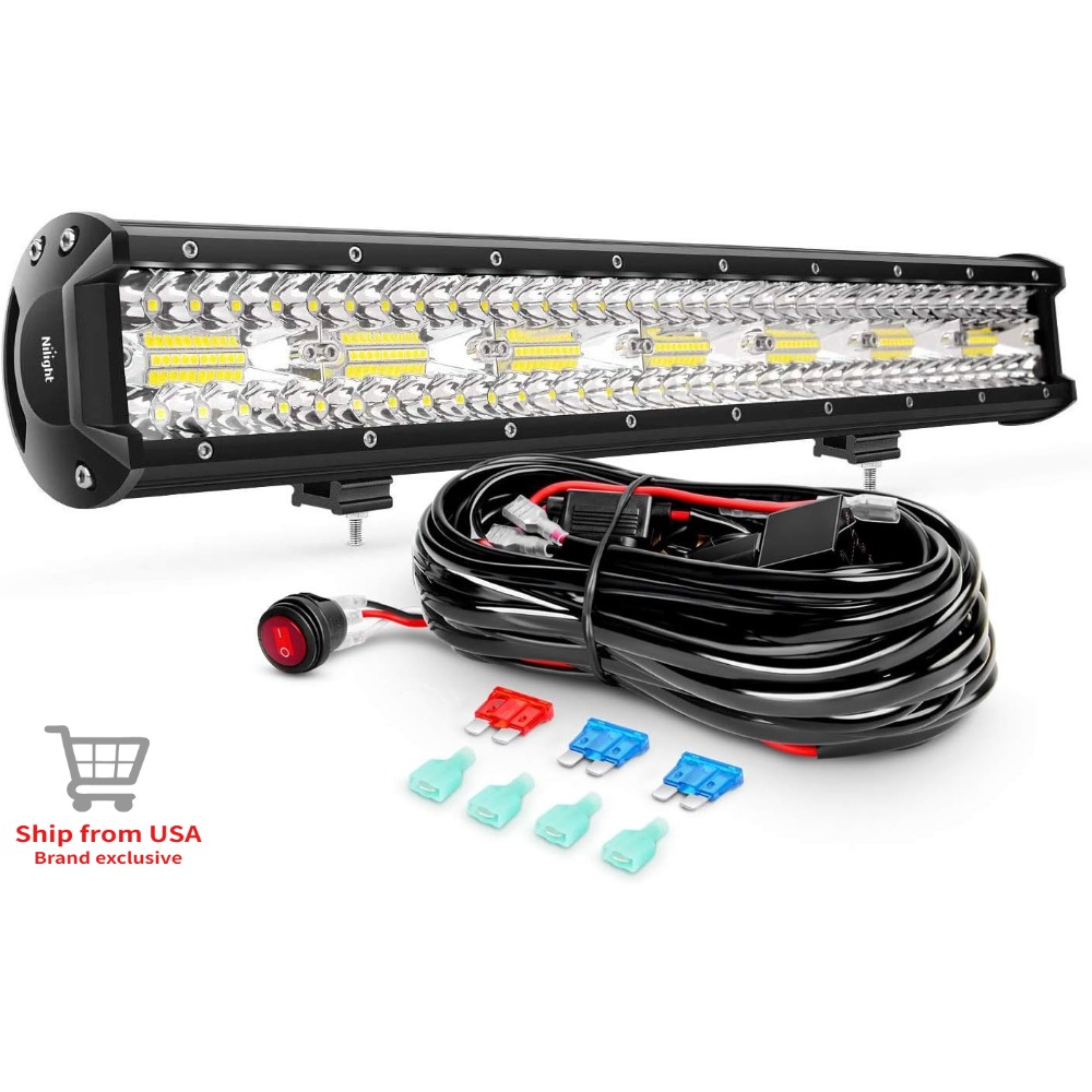Nilight 20'Combo LED Light Bar - Flood Tray Table recension och pris