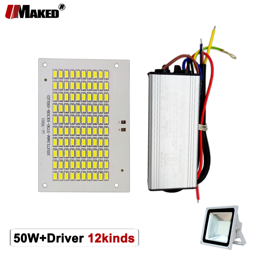 50W LED PCB+Driver Floodlight  - Flood Tray Table recension och pris